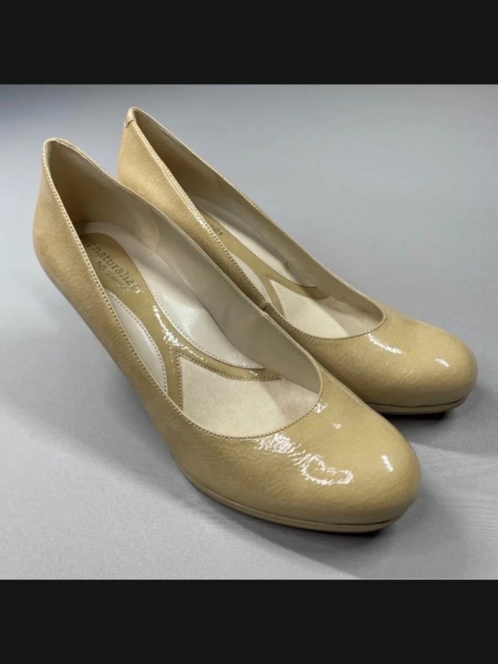 NEW Naturalizer Lennox Heels Womens 10 taupe tan brown pumps shoes classic